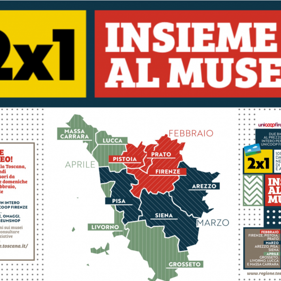 2×1 insieme al museo – aprile 2018