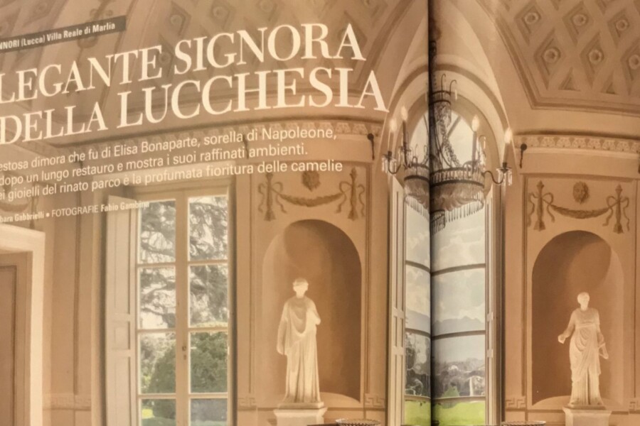 Speciale di Bell'Italia su Villa Reale di Marlia_aprile 2020