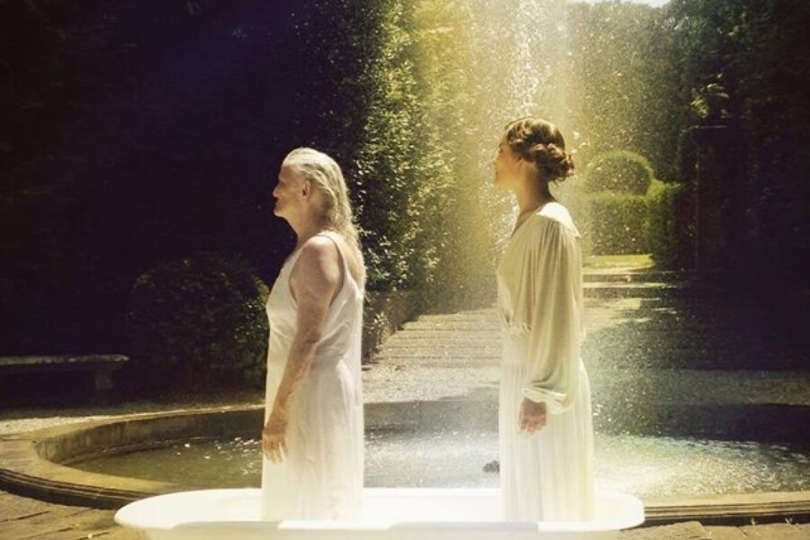 CORTOMETRAGGIO A VILLA REALE CON GIUSI MERLI (dal film PREMIO OSCAR La grande bellezza)