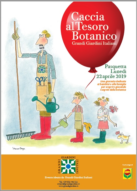 Caccia al Tesoro botanico 2019 locandina Villa Reale