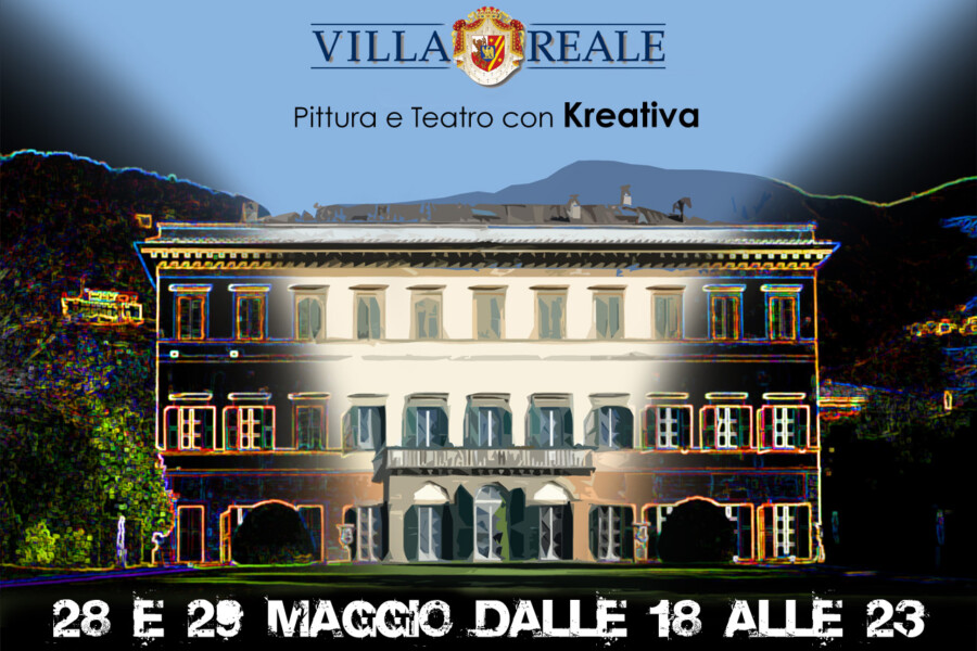 Manifesto Villareale pittura e teatro con Kreativa maggio2016
