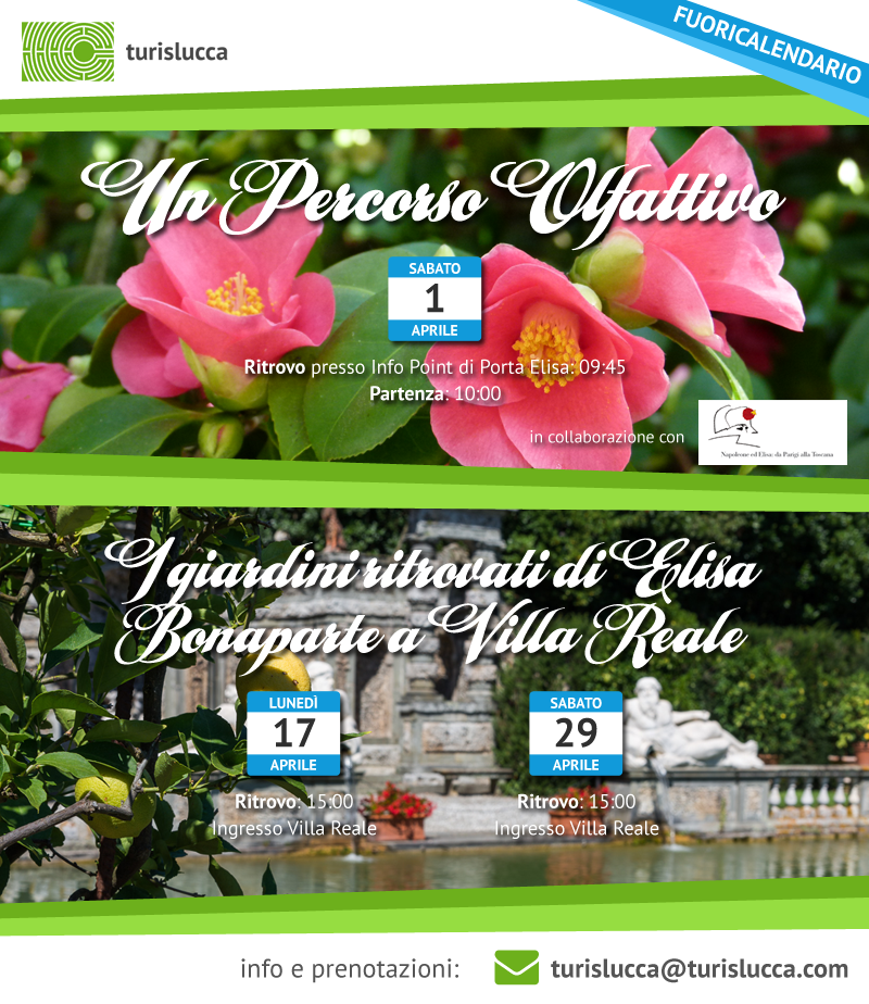 aprile nuovo itinerario TURISLUCCA locandina