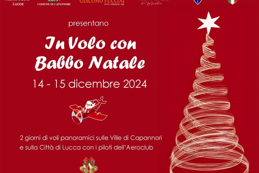 Aeroclub - volo con babbo Natale ( quadrato)